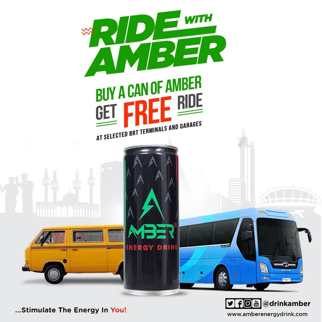 Ride With Amber Amber Energy Drink