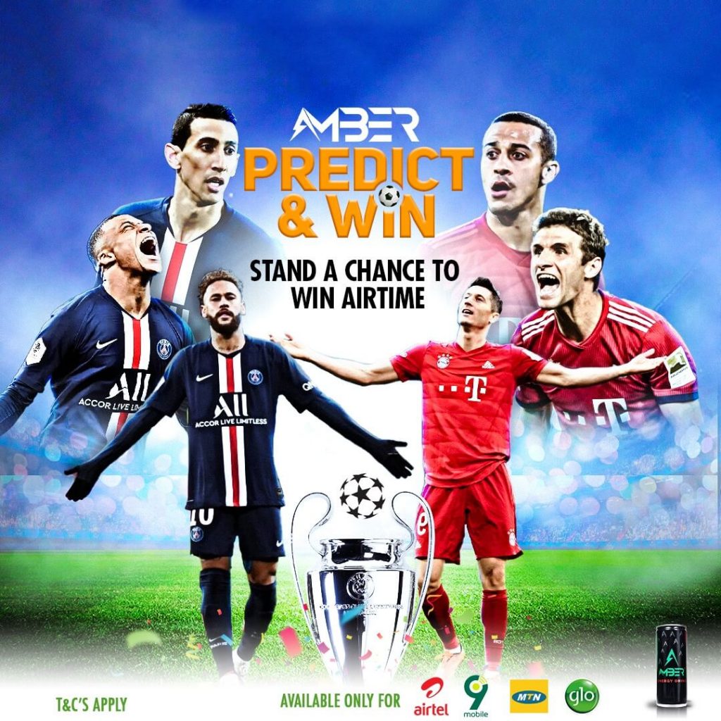 Amber Predict and Win | PSG vs Bayern